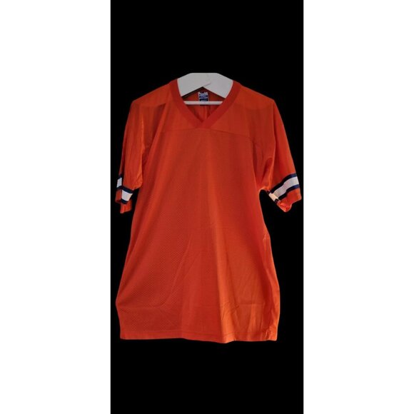 Champion Elway Authentic Orange Athletic Jersey Size M Vintage - Picture 2 of 5